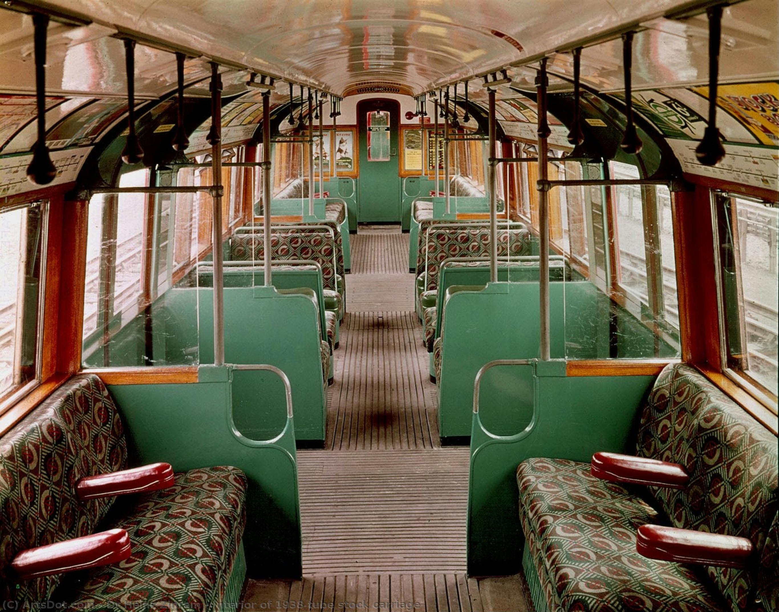 Interior Of 1938 Tube Stock Carriage — Dr Heinz Zinram