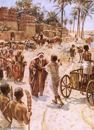 The Meeting Of Jacob And Joseph In Egypt — William Brassey Hole