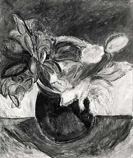 Flowers In A Vase, (painting) — Alfred Henry Maurer