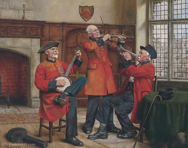 The Chelsea Pensioners Band Practice — Arthur Longlands Grace