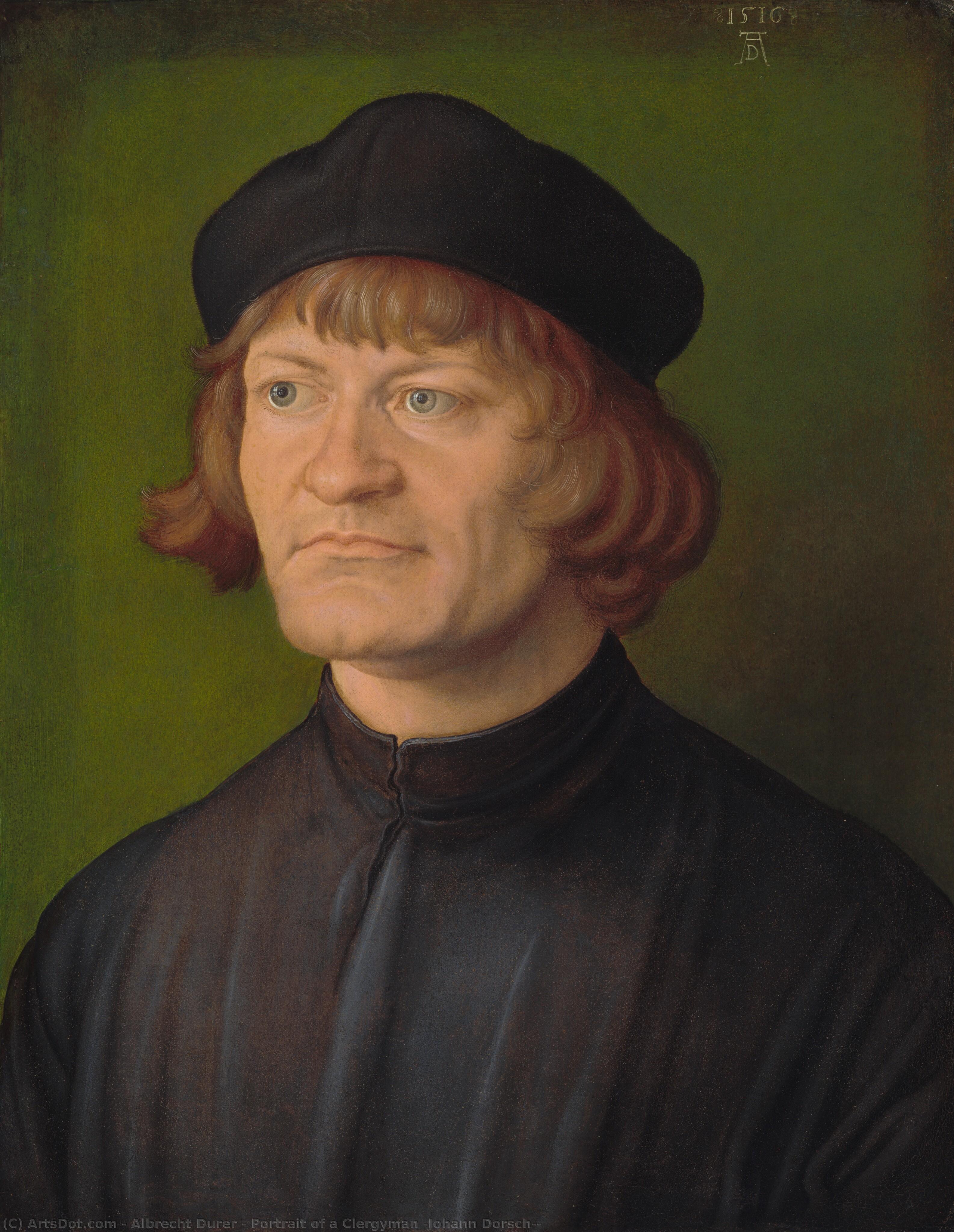 Portrait Of A Clergyman (johann Dorsch?) — Albrecht Dürer