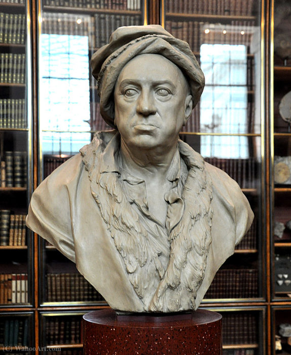Bust Of Martin Folkes — Louis-françois Roubiliac