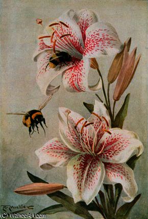 Bees And Lilies — Louis Fairfax Muckley