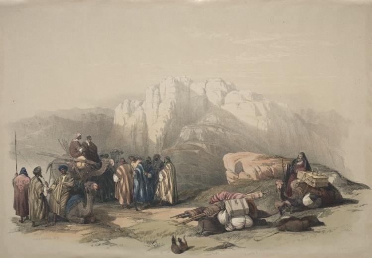Tomb Of Aaron, Summit Of Mount Horeb — David Roberts
