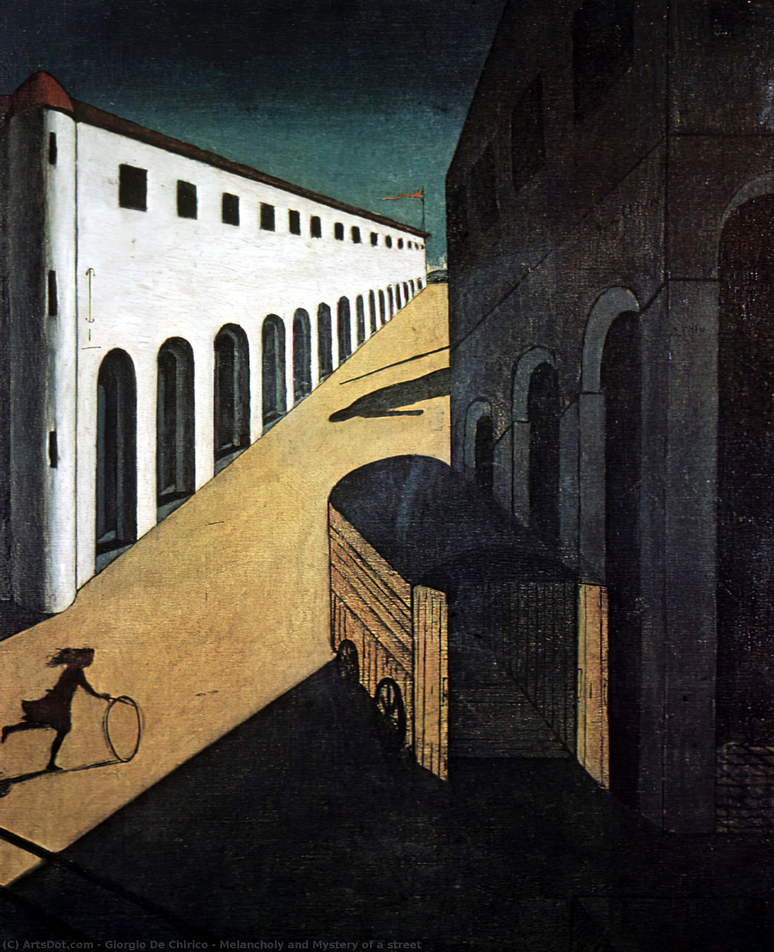 Melancolía Y Misterio De Una Calle — Giorgio De Chirico