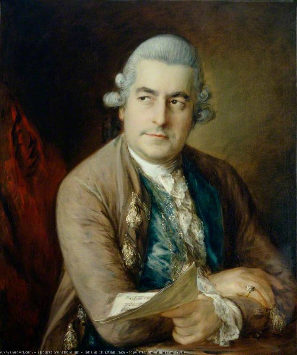 Johann Christian Bach (copy After An Original Of 1776) — Thomas Gainsborough