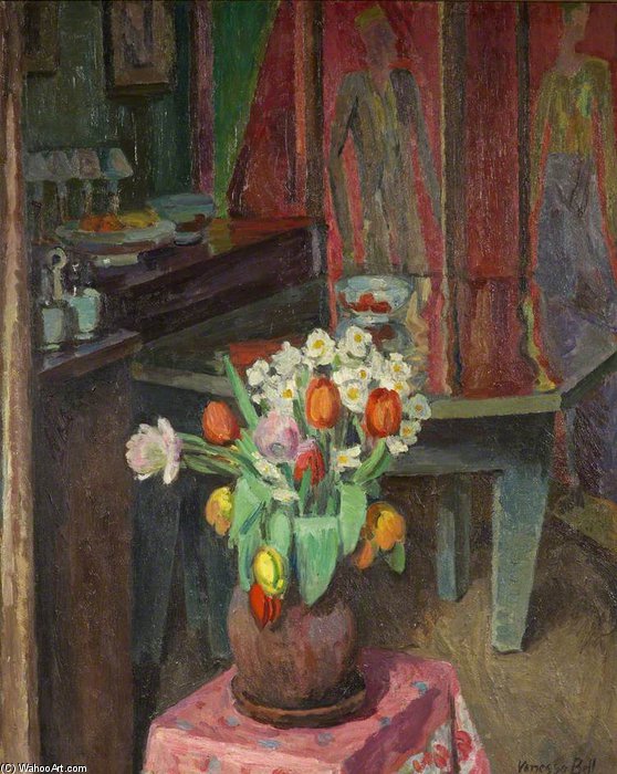 Interior, 8 Fitzroy Street — Ванесса Белл