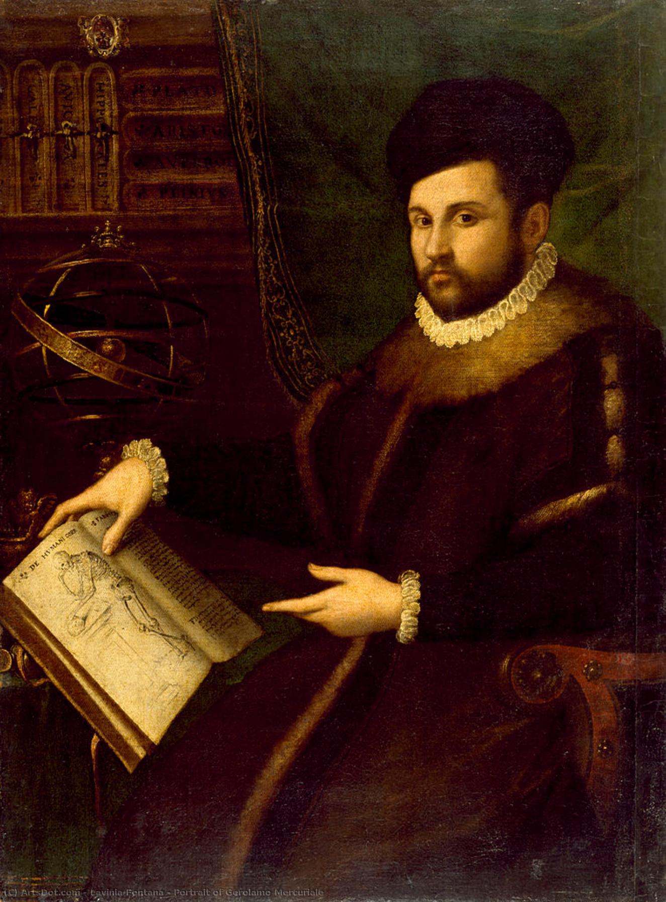 Portrait Of Gerolamo Mercuriale — Lavinia Fontana
