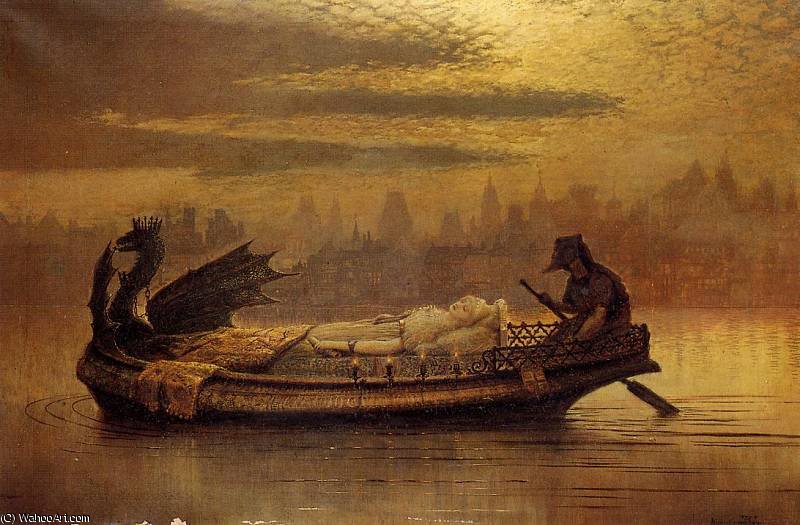 Elaine — John Atkinson Grimshaw