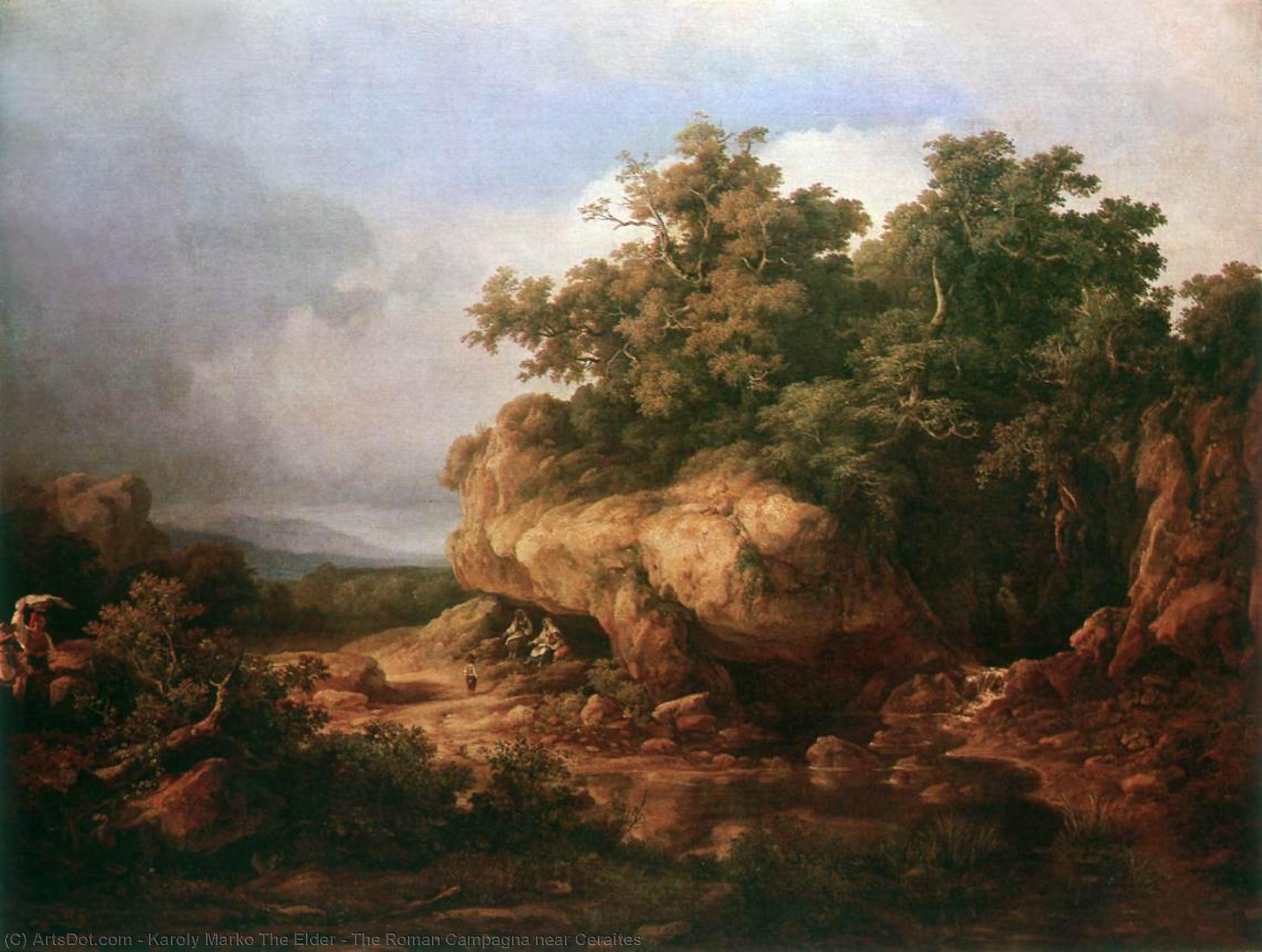 The Roman Campagna Near Ceraites — Karoly Marko The Elder