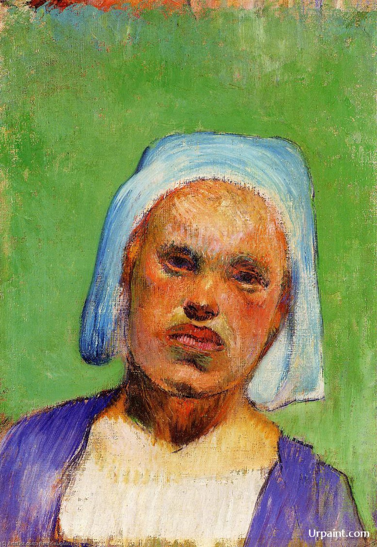 Portrait Von Einer Pont-aven Frau (marie Louarn.) — Eugène Henri Paul Gauguin