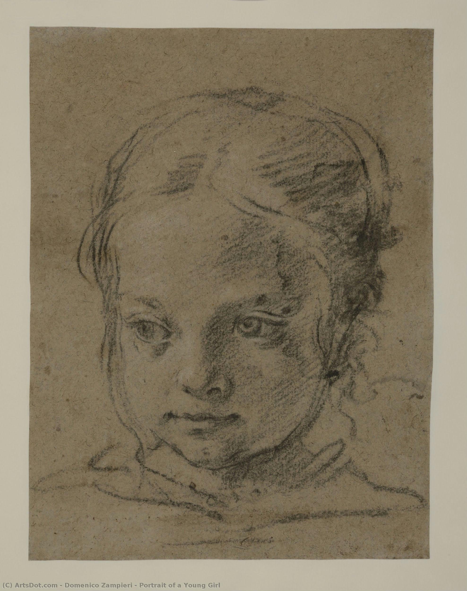 Portrait Of A Young Girl — Domenichino