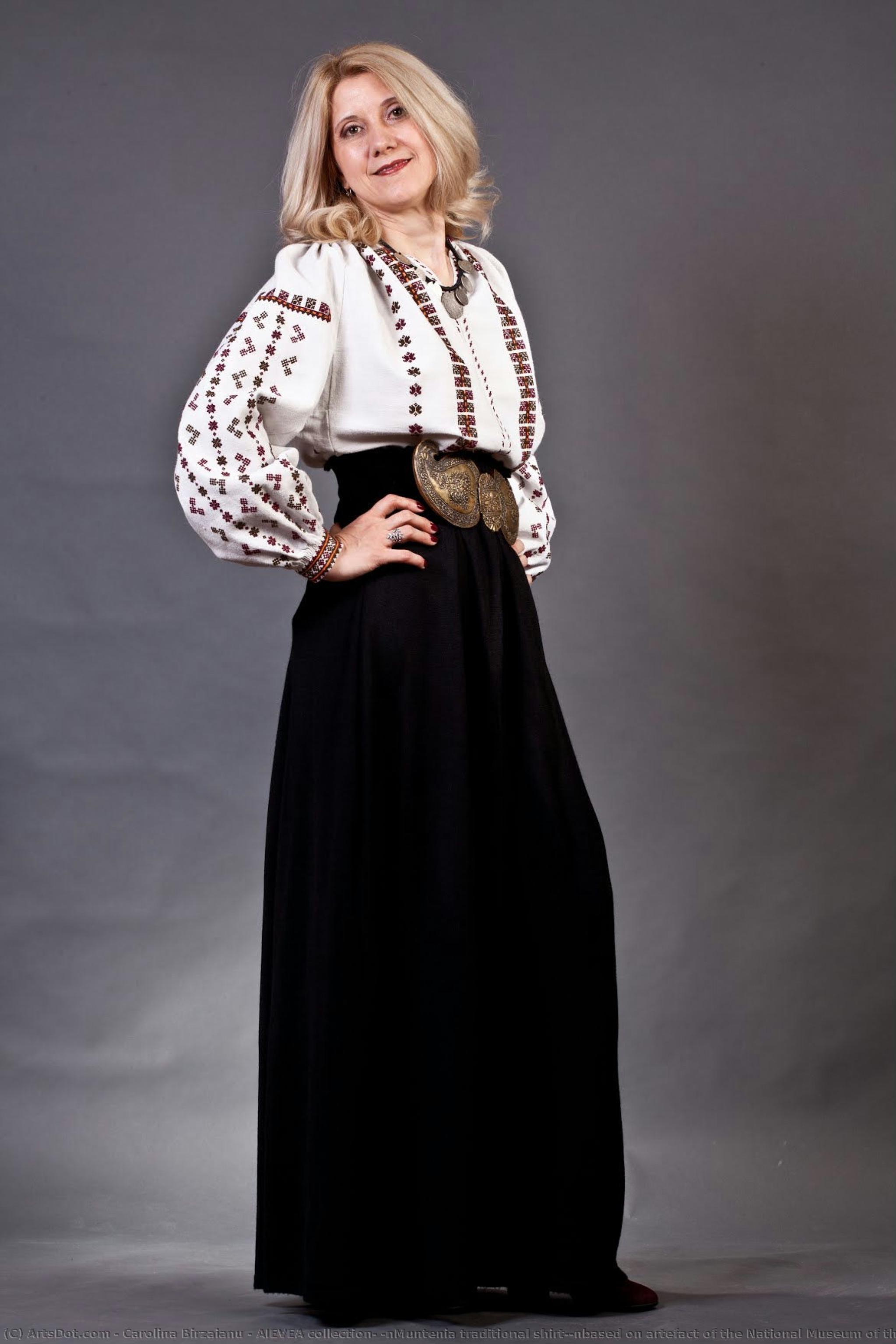 Aievea Collection; \nmuntenia Traditional Shirt;\nbased On Artefact Of The National Museum Of The Romanian Peasant — Carolina Birzaianu