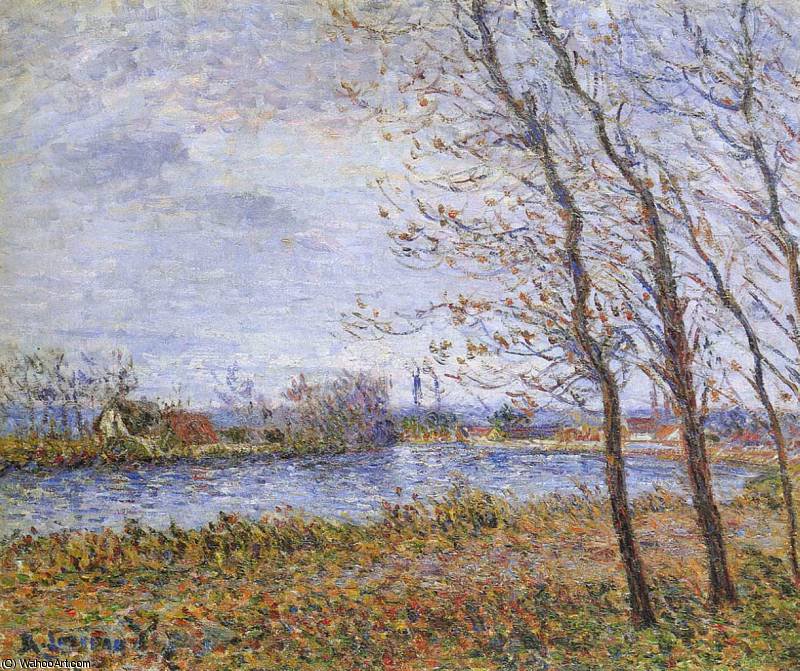 Port Pinche At The Turn Of The Seine — Gustave Loiseau