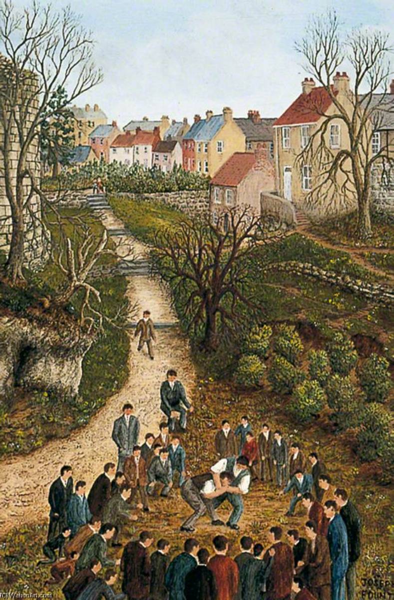 The Moat, Knaresborough (the Battlers) — Joseph Baker Fountain