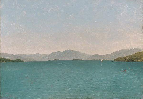Lake George, Free Study — John Frederick Kensett