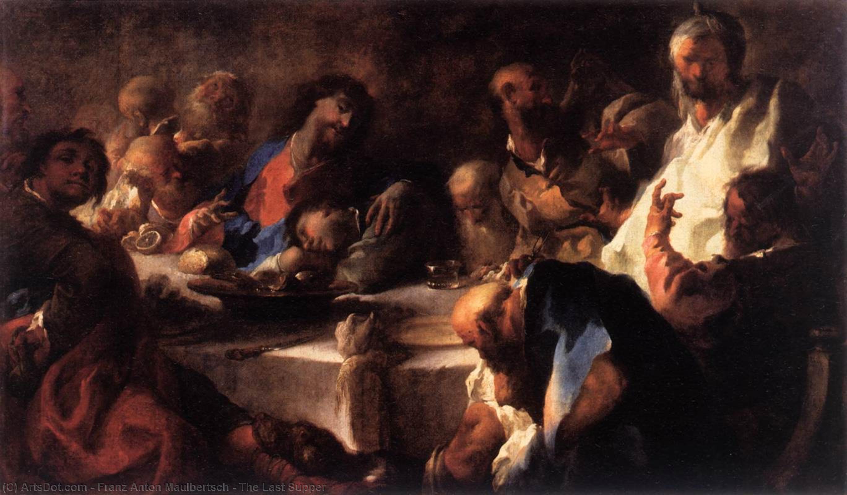 The Last Supper — Франц Антон Маульбертш
