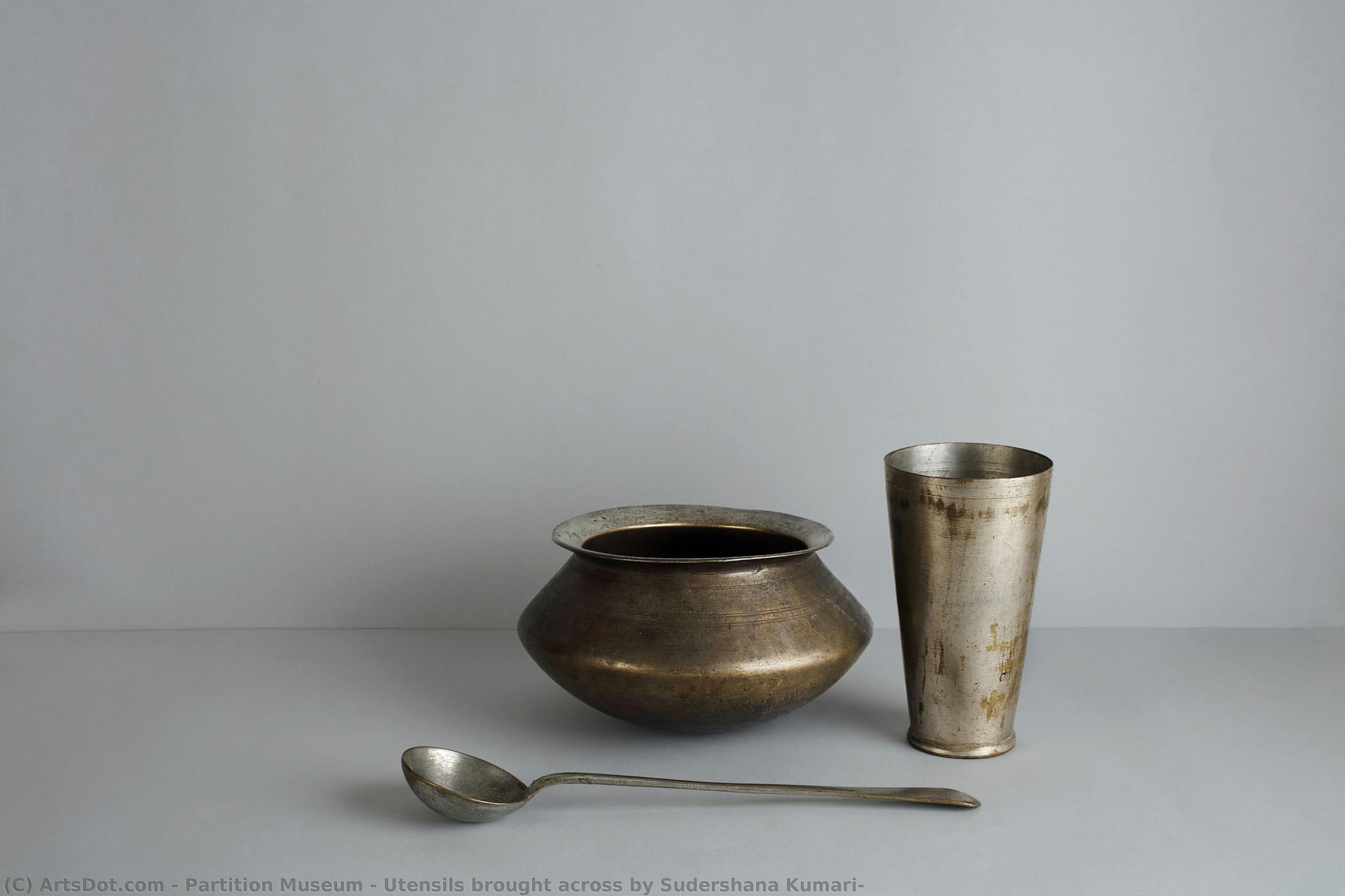 Utensils Brought Across By Sudershana Kumari — Partition Museum