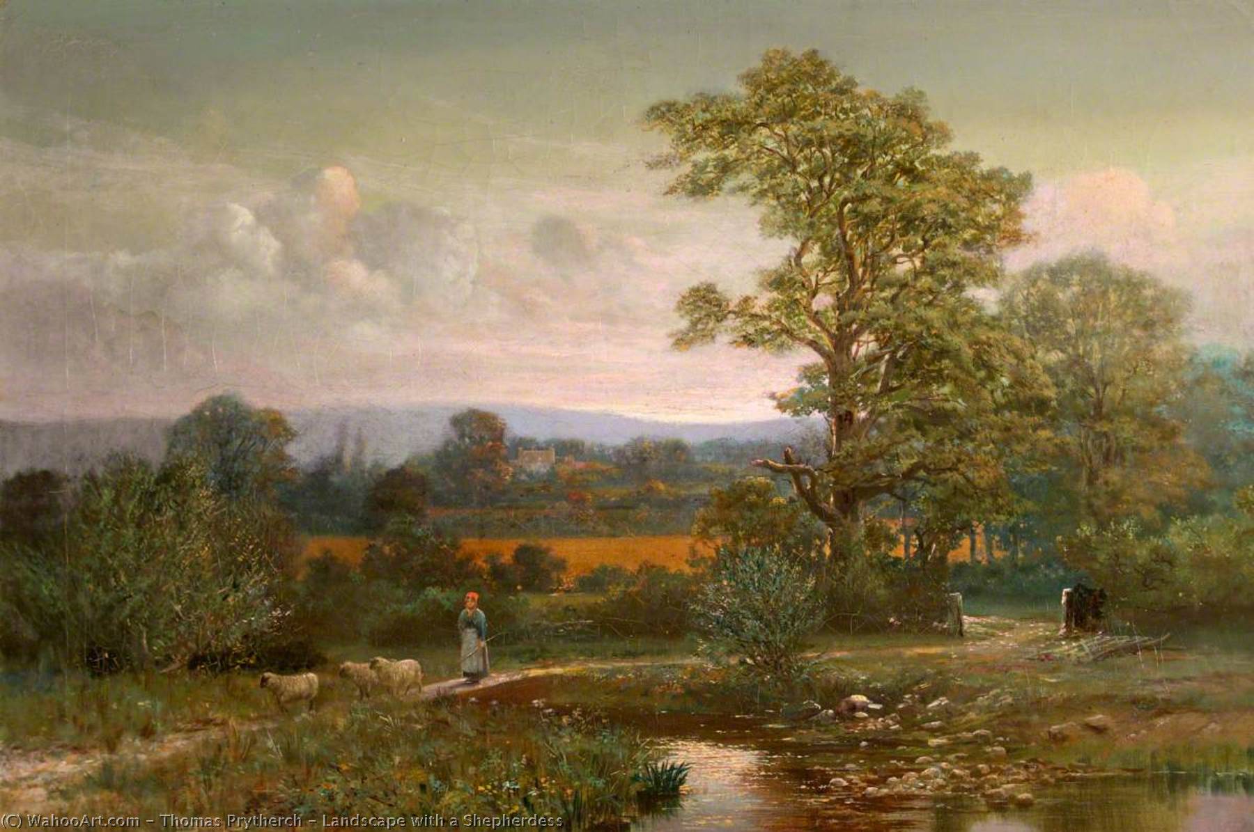 Landscape With A Shepherdess — Thomas Prytherch