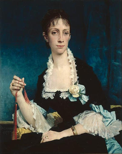 Portrait De Madame Raoul Alfred Philippe — Jules Élie Delaunay