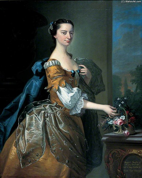 Margaret, Wife Of Sir Henry Oxenden — Thomas Hudson