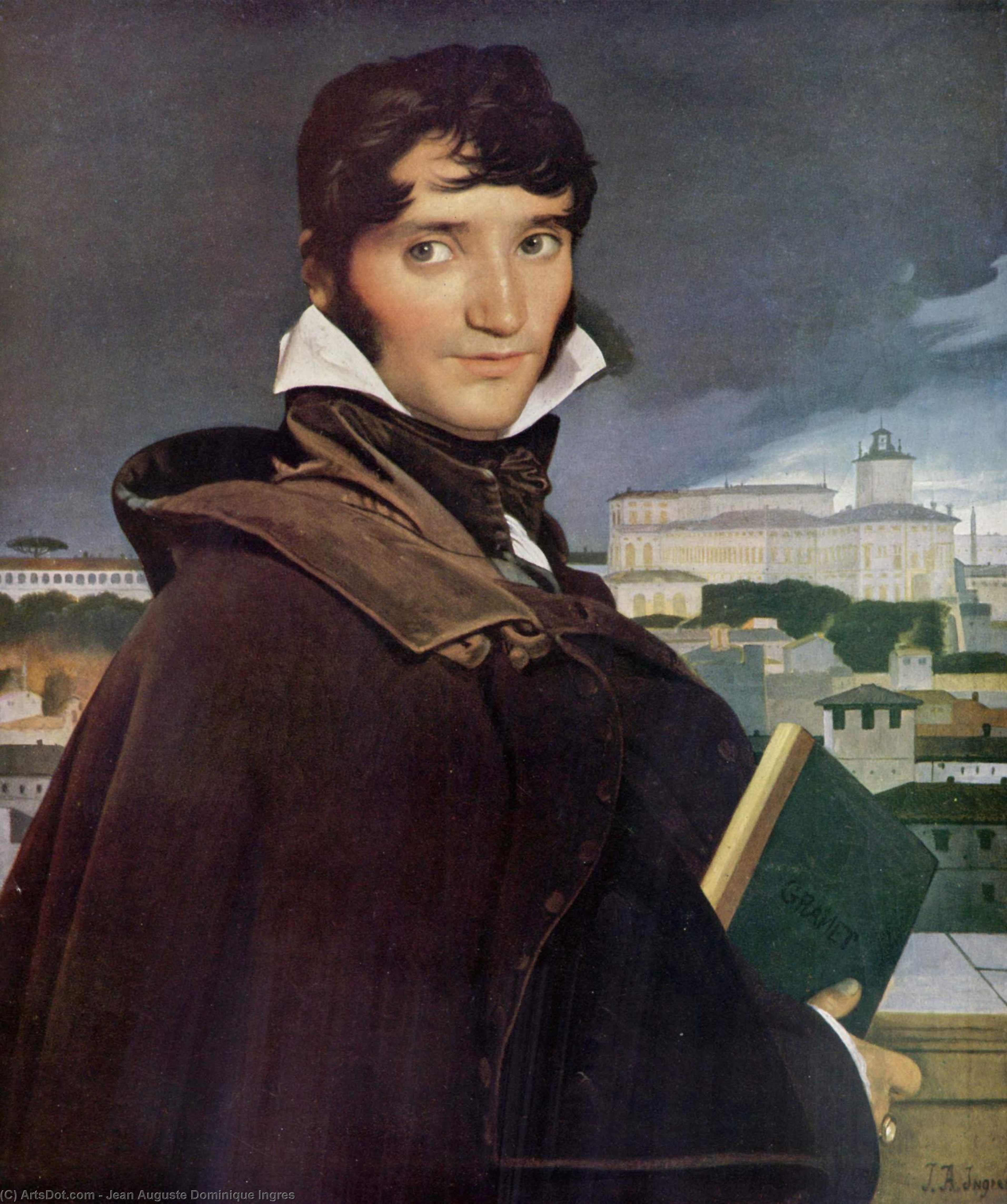 Portrait Of Francois-marius Granet — Jean-auguste-dominique Ingres