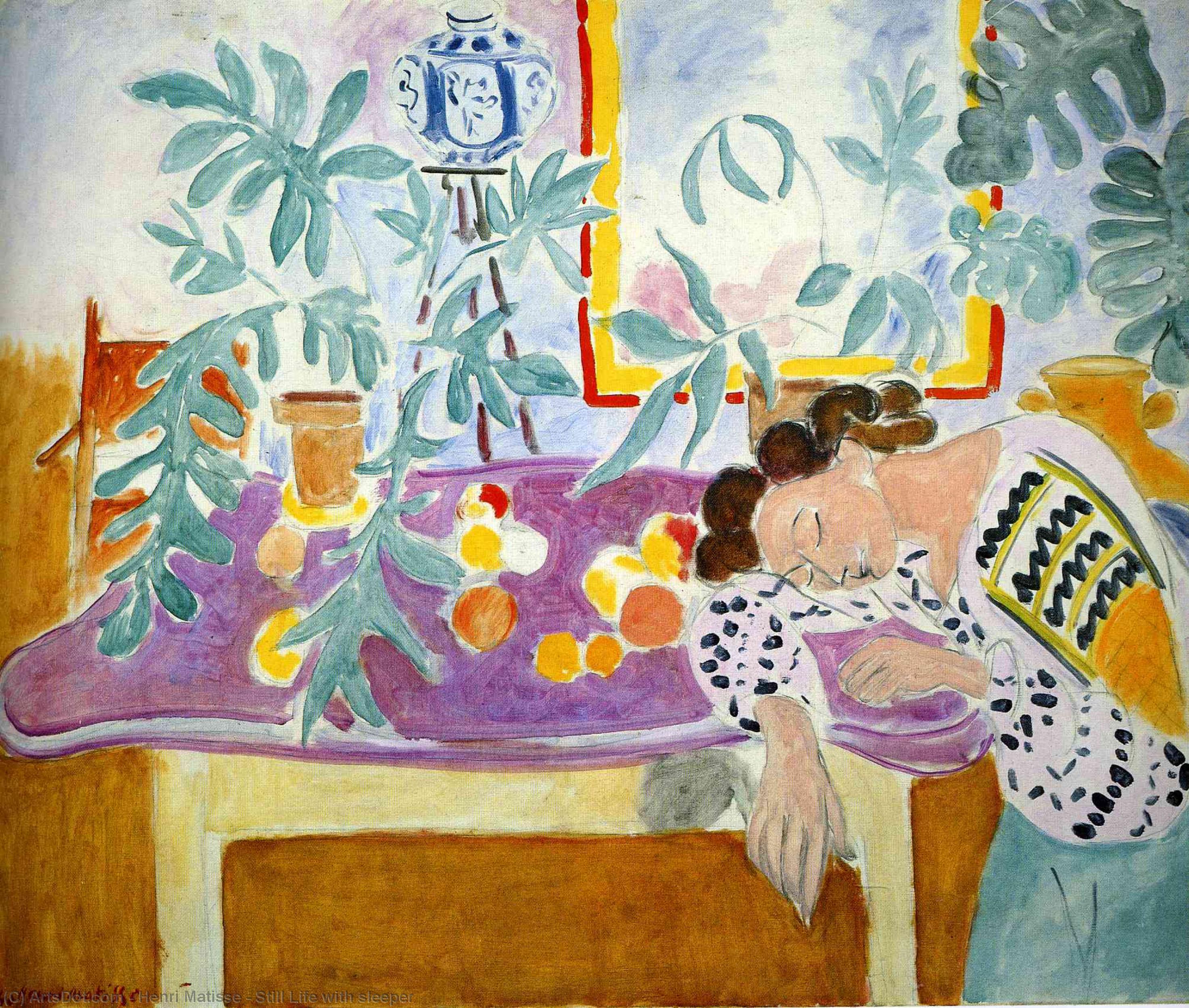 Still Life With Sleeper — Henri Matisse