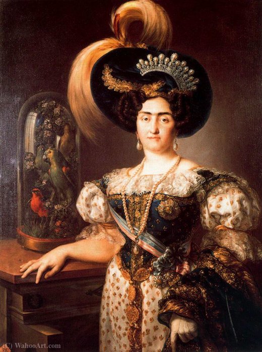Portrait Of Infanta Maria Francisca Of Portugal — Vicente López Y Portaña