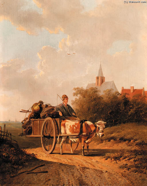 Calling The Herd; And On The Way To The Market — Albert Verhoesen