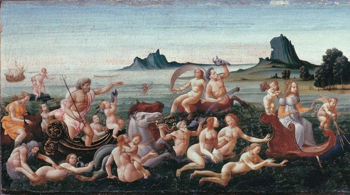 The Procession Of Thetis — Alunno Di Domenico (bartolomeo Di Giovanni)