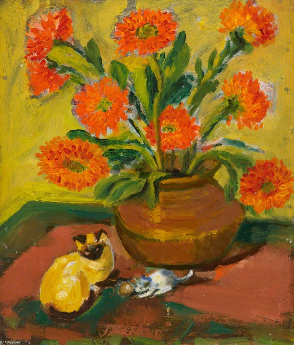 Still Life With Cats — Myfanwy Baker