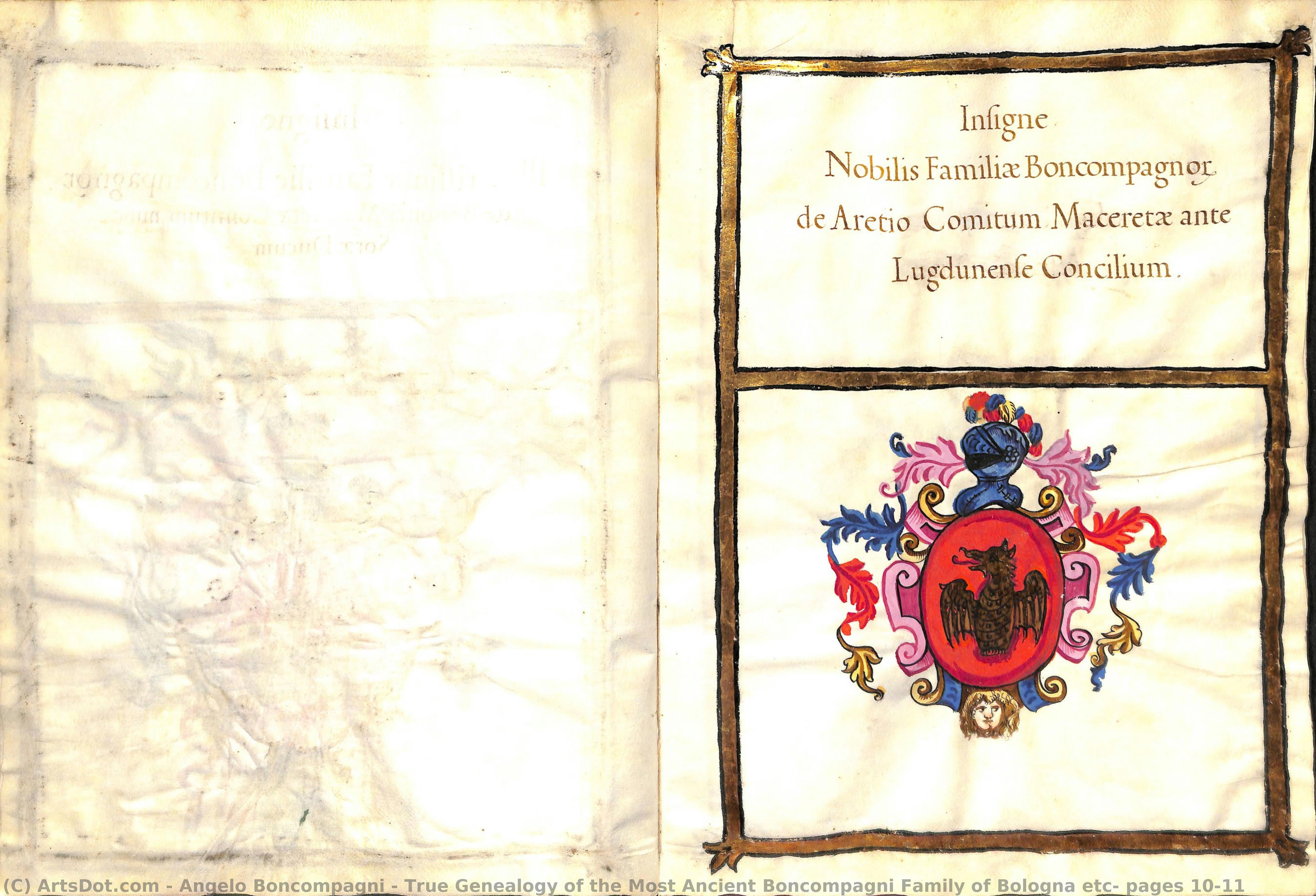 True Genealogy Of The Most Ancient Boncompagni Family Of Bologna Etc: Pages 10-11 — Angelo Boncompagni