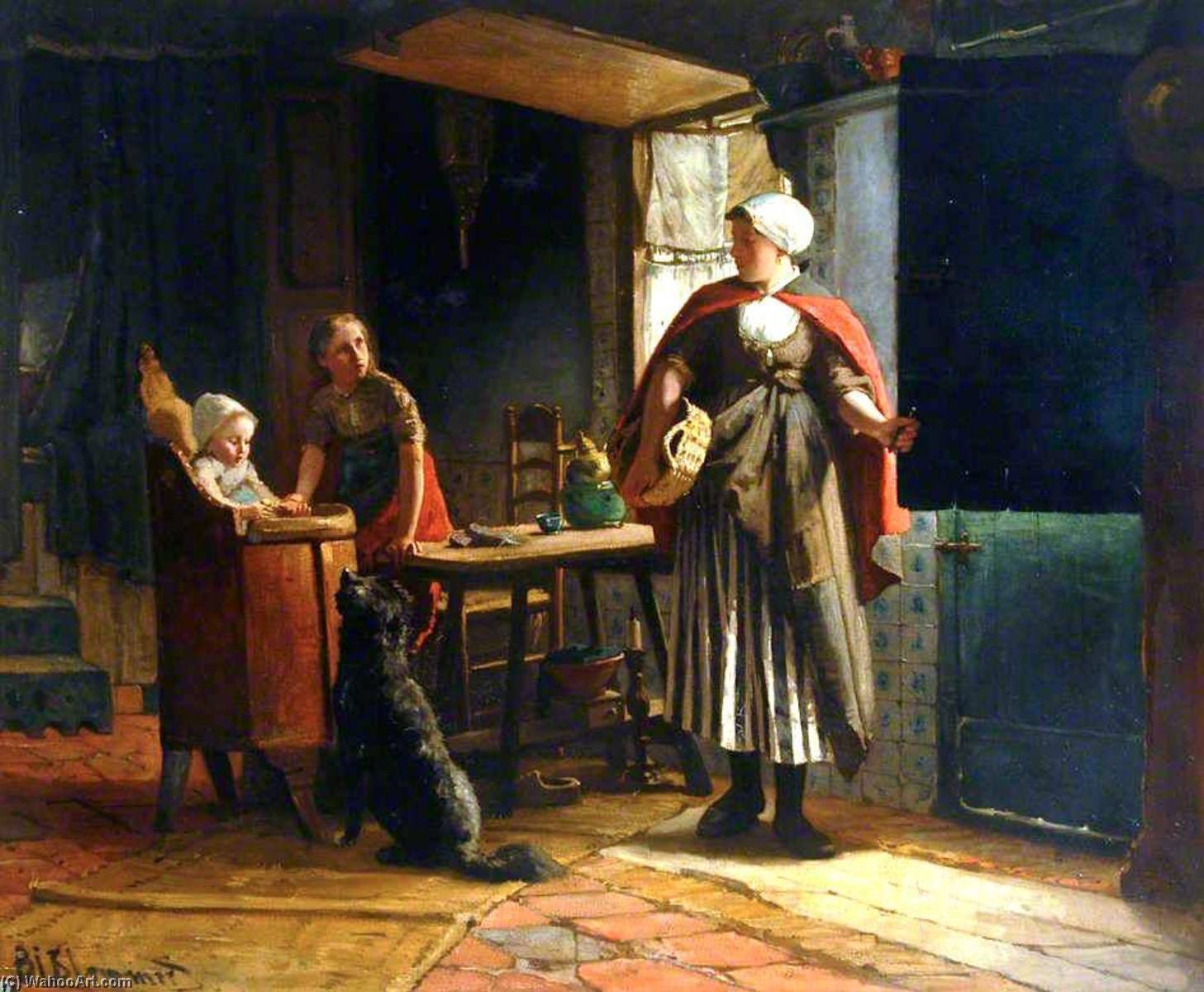 Dutch Interior — Бернардус Йоханнес (бернард) Бломмерс