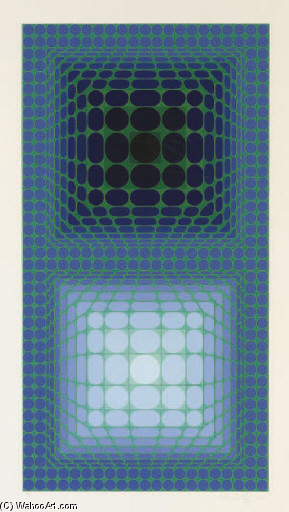 Meta Iv — Victor Vasarely