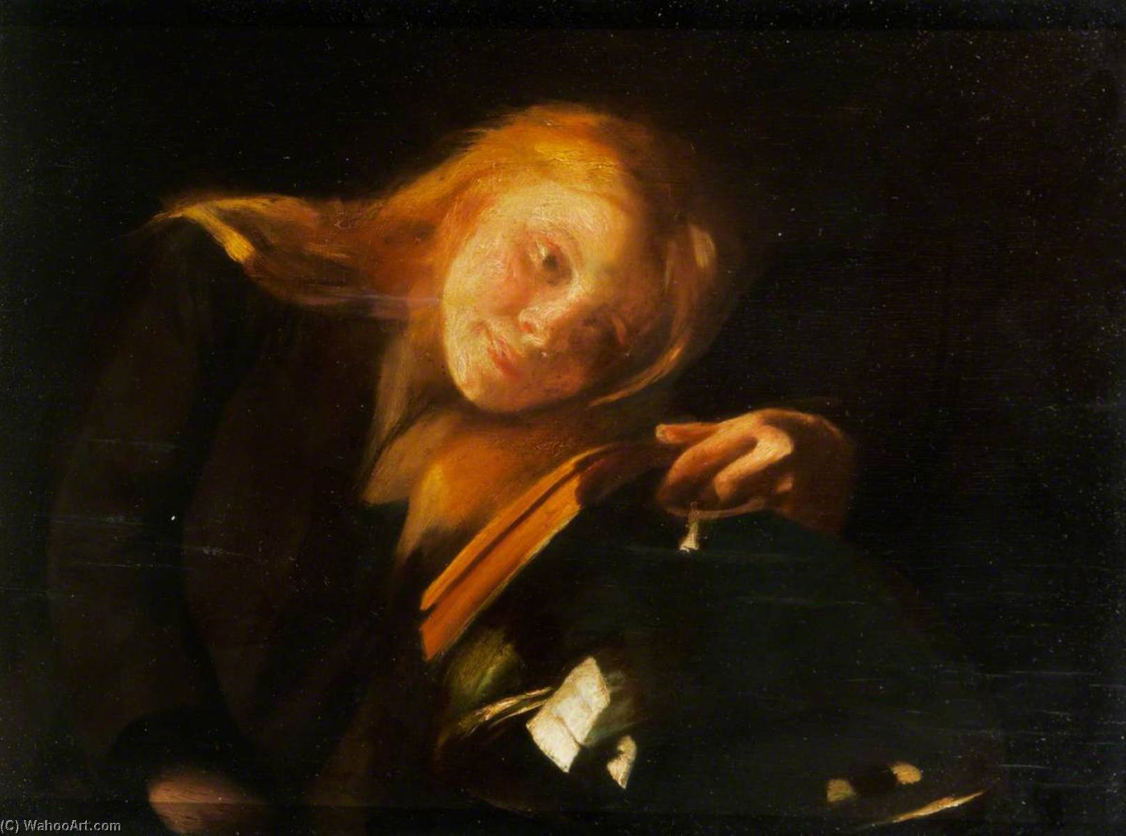Young Girl Reading — Edgar Herbert Thomas
