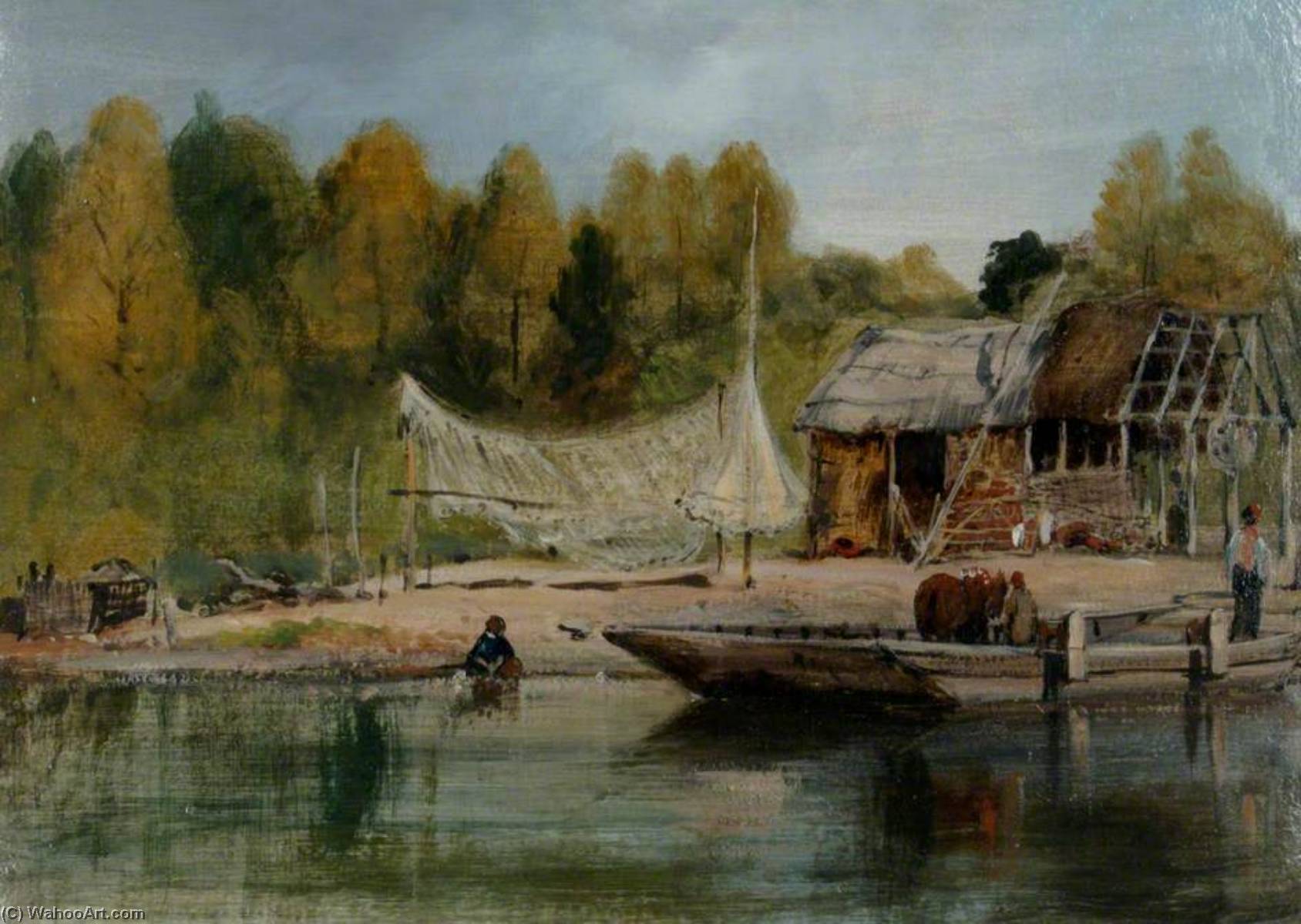 On The River Itchen — Frederick Waters Watts