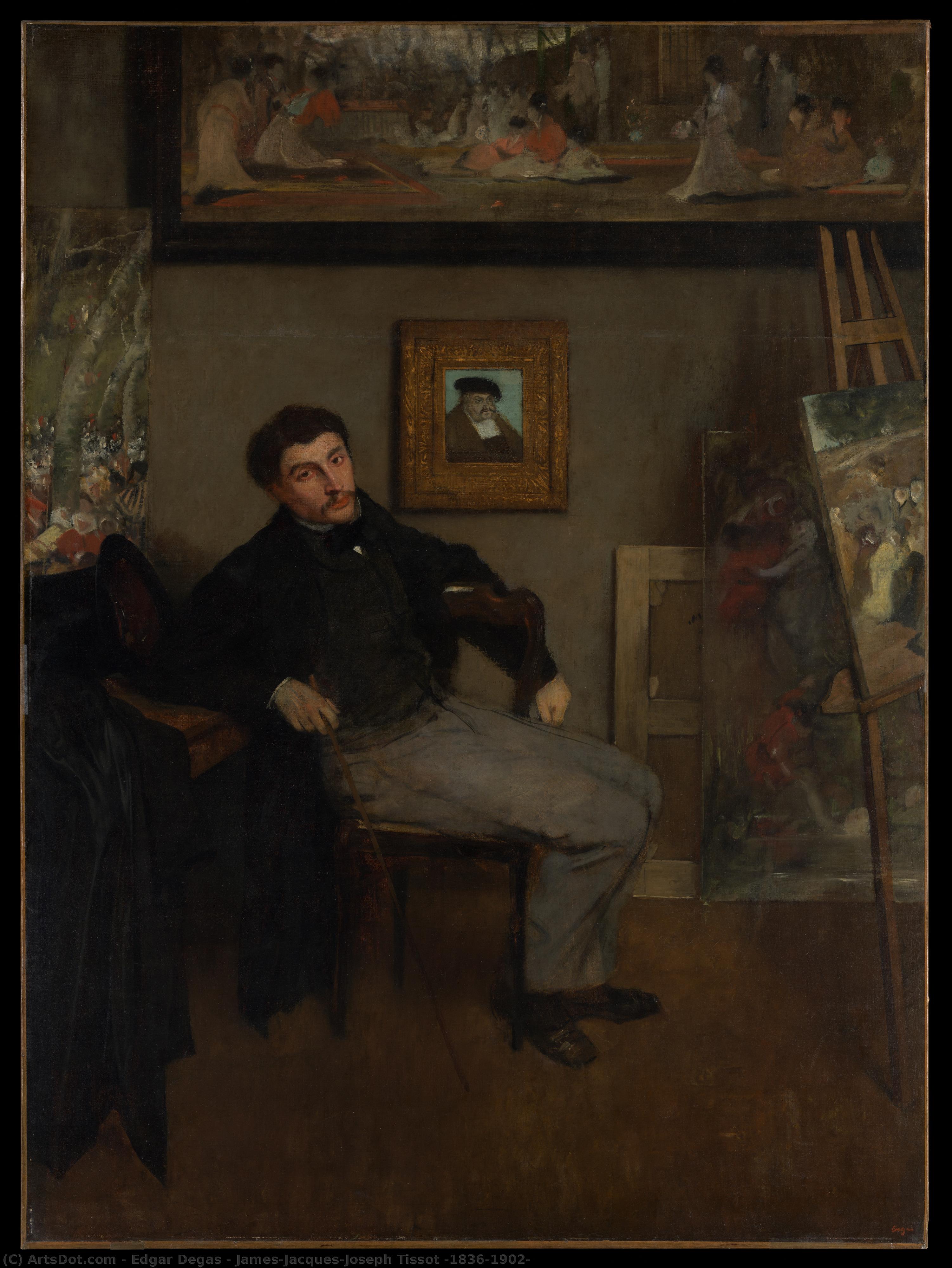 James-jacques-joseph Tissot (1836–1902) — Хилари Жермен Едгар Дегас