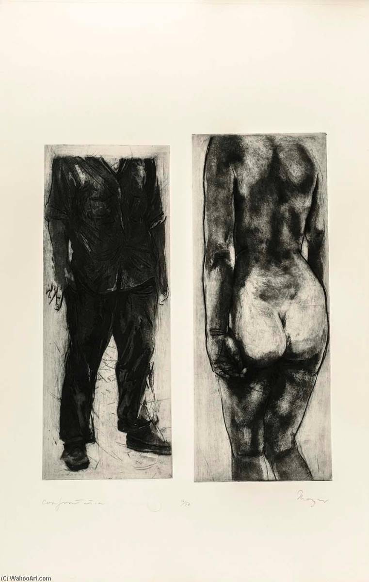 (the Artist And The Model, Portfolio) Confrontation — Michael Mazur