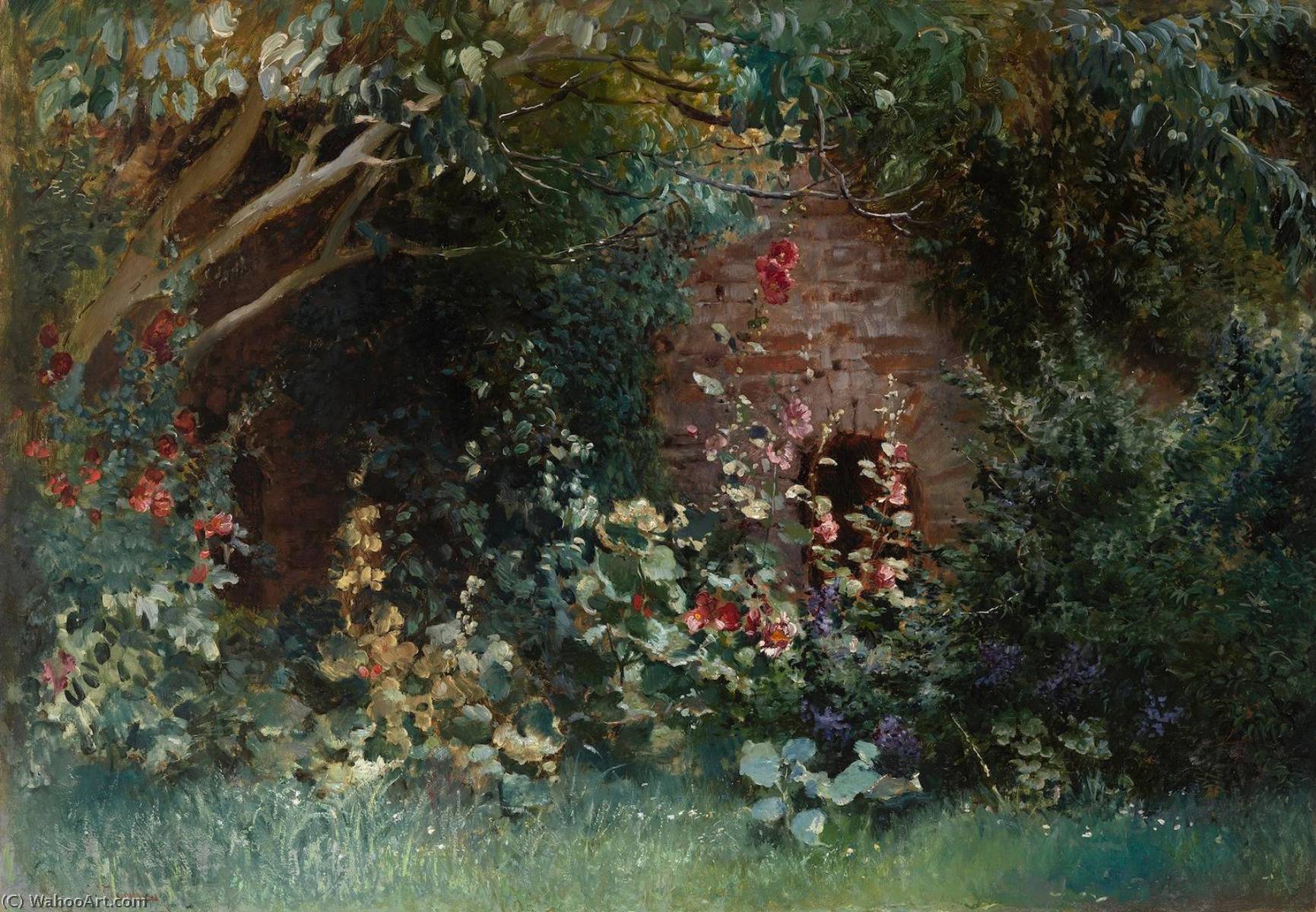 Garden In Bloom — Konstantin Yegorovich Makovsky