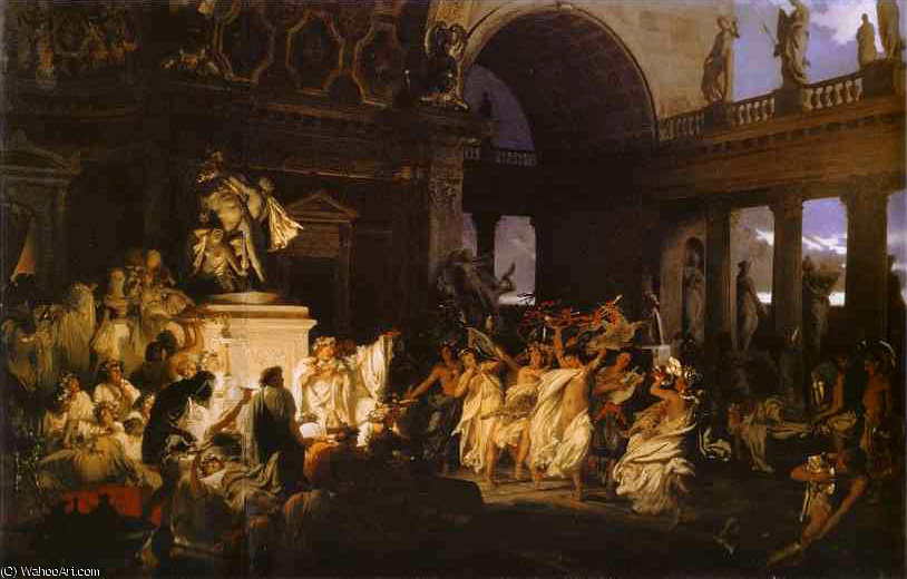 Roman Orgy In The Time Of Caesars — Henryk Hector Siemiradzki