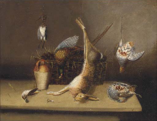 Game In A Larder; And Fish And Game In A Larder — Benjamin Blake