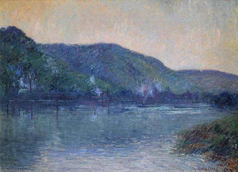 Boats On The Seine At Oissel — Gustave Loiseau
