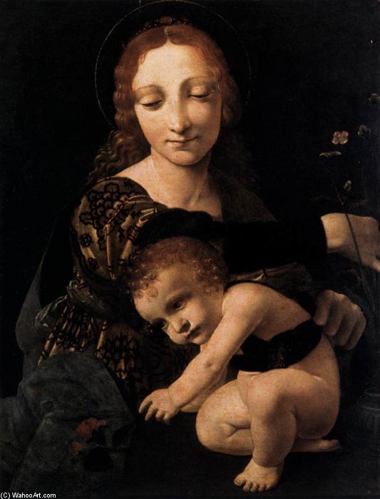 Virgin And Child With A Flower Vase — Джованни Антонио Больтраффио