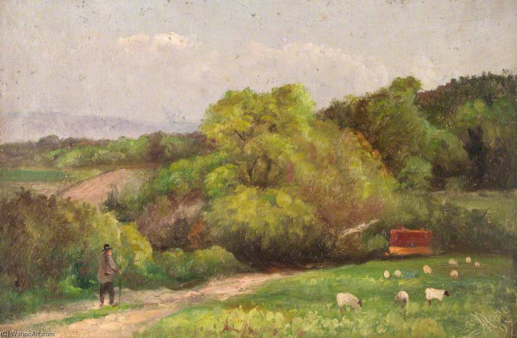 From The North Side Of Croham Hurst, Surrey, May 1897 — William Henry Hope