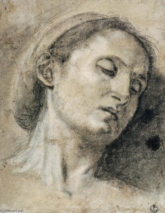 Head Of A Woman With Eyes Closed — Giovanni Gerolamo Savoldo