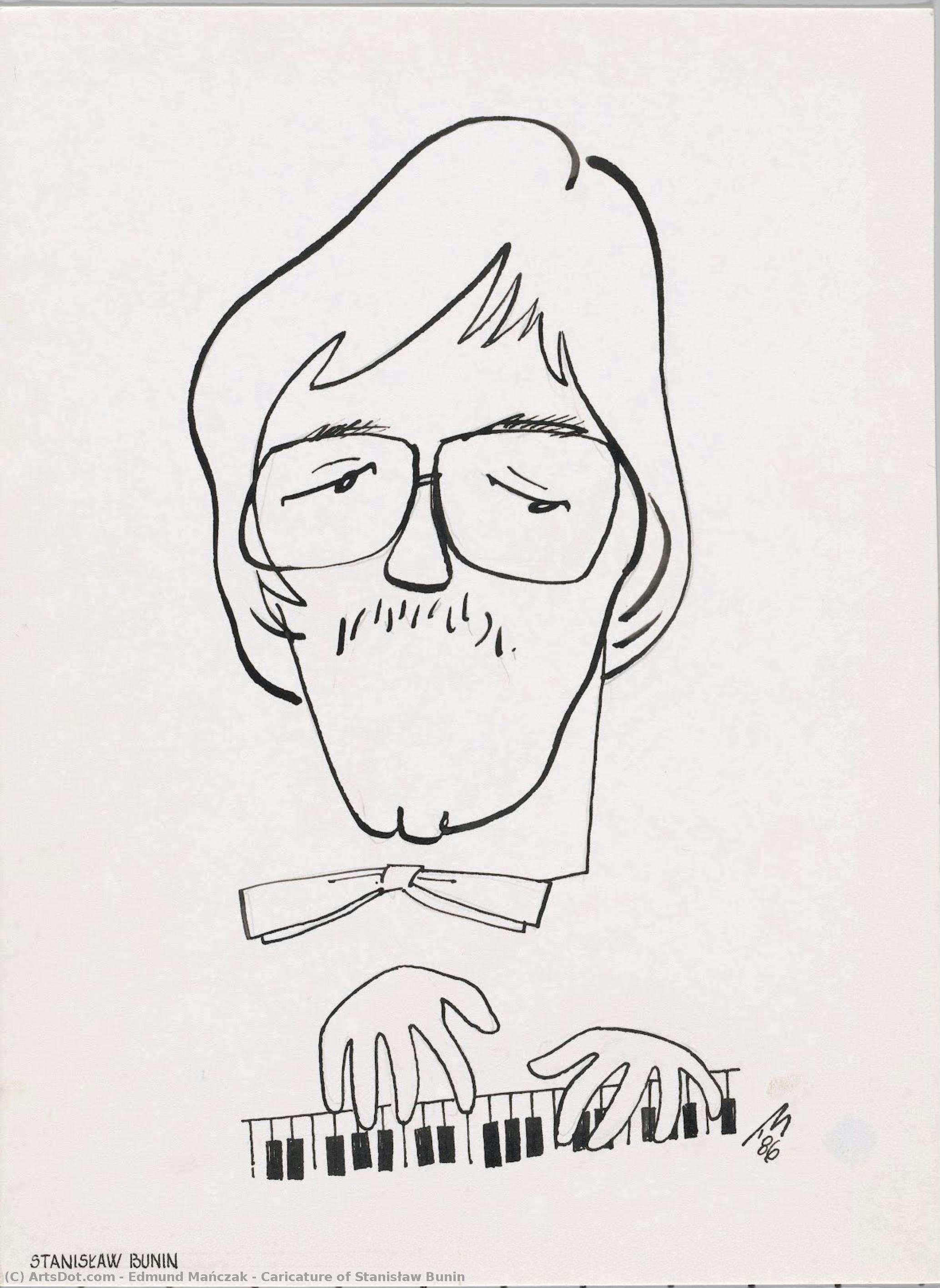 Caricature Of Stanisław Bunin — Edmund Mańczak