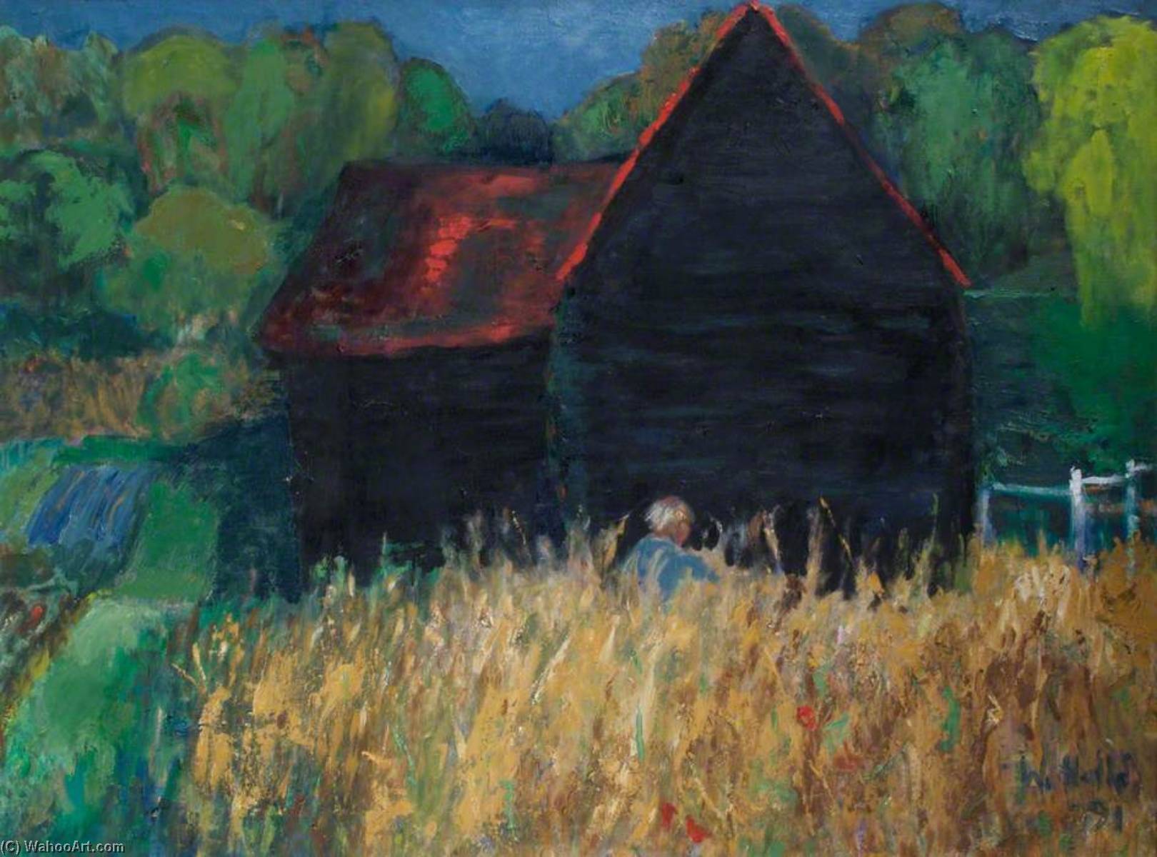 Barn At Magpie Bottom, Kent — William Hallé