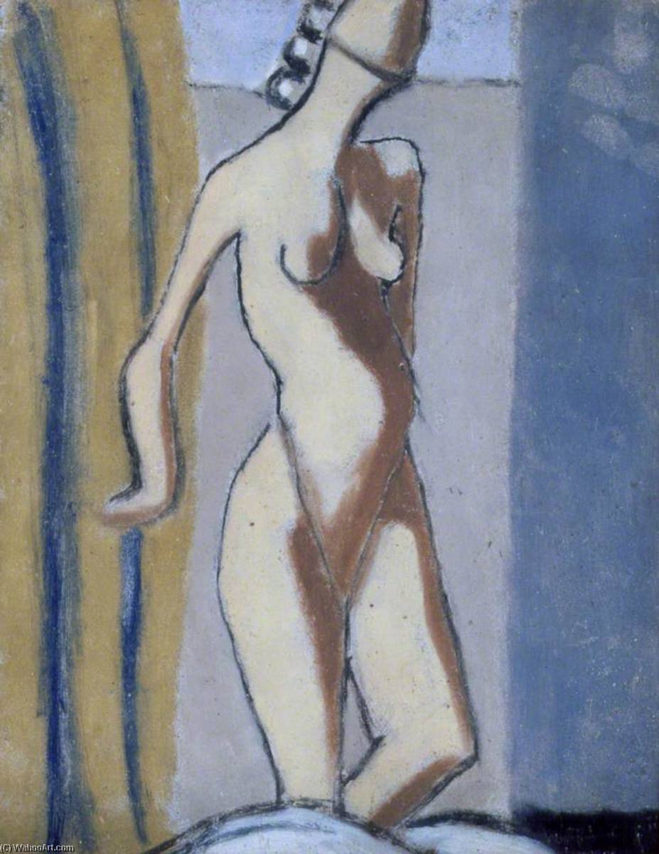 Ghislaine And Grey Nude — Roger Hilton