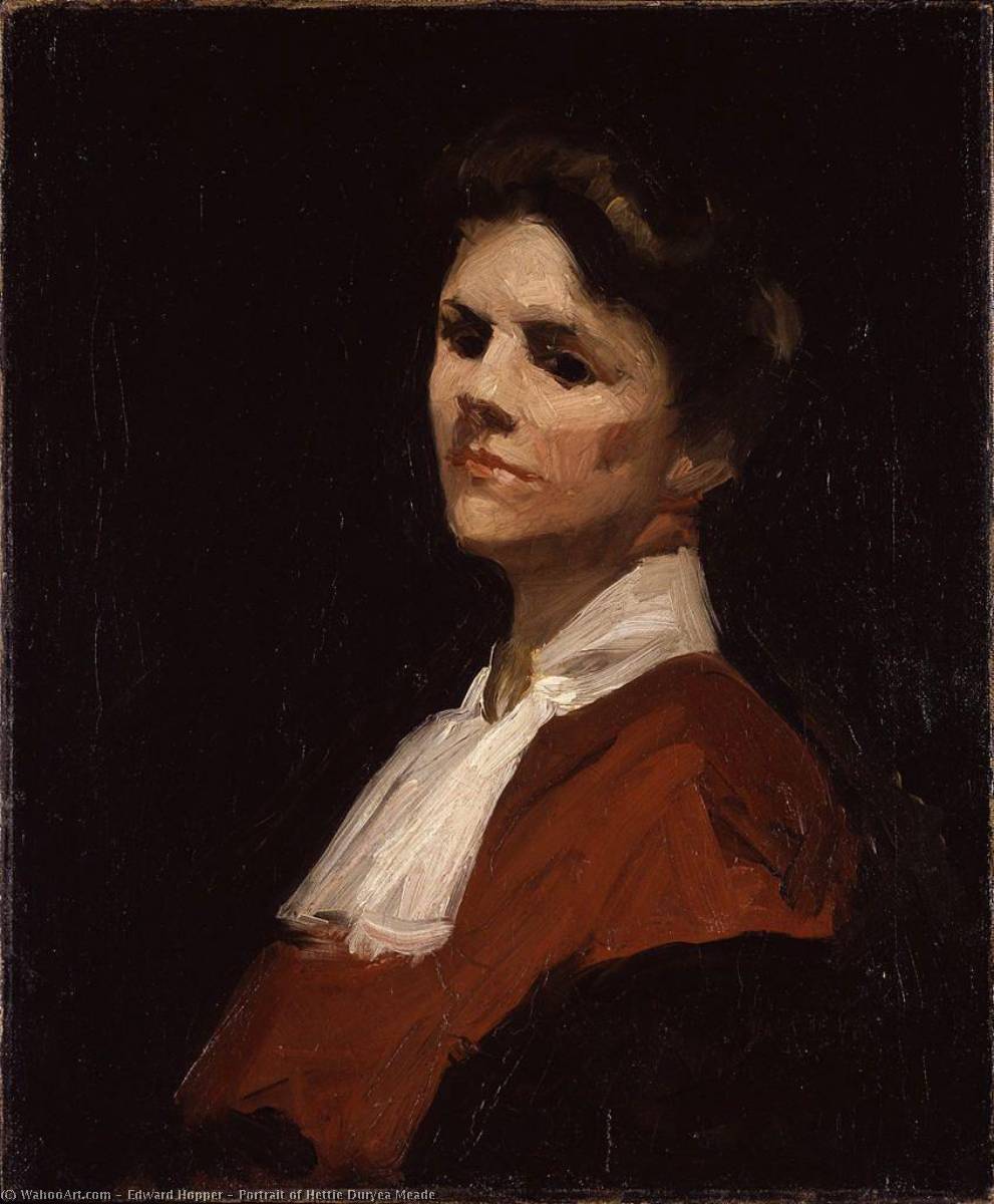 Portrait Of Hettie Duryea Meade — Edward Hopper
