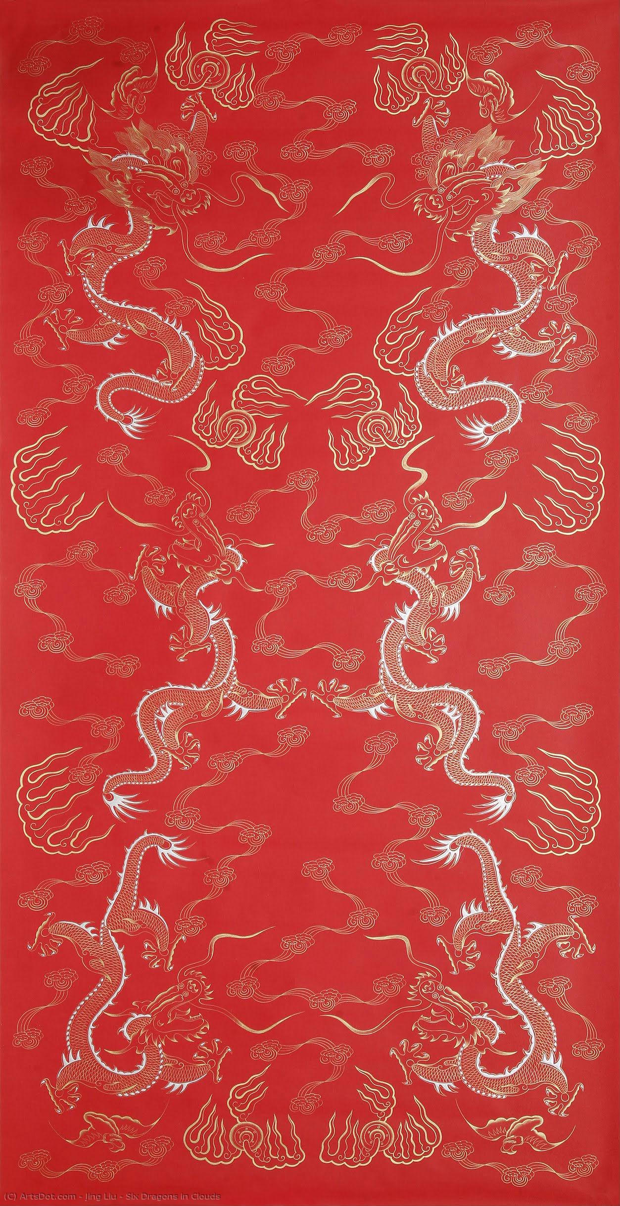 Six Dragons In Clouds — Jing Liu